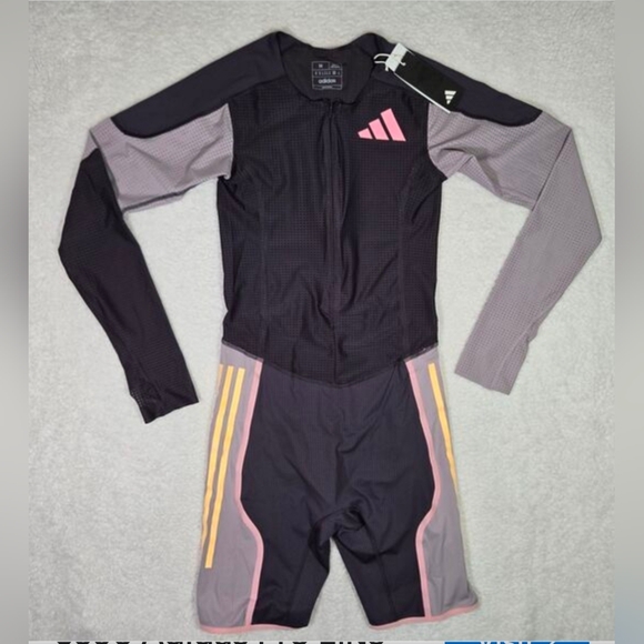 New Adidas Pro Elite Team Promo Olympic Track and Field Singlet Mens Speedsuit - Picture 5 of 15